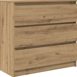 vidaXL Aparador Artisan Roble 80x35x76 cm Madera de ingeniería Roble artisan Clearance