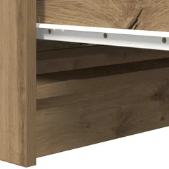 vidaXL Aparador Artisan Roble 80x35x76 cm Madera de ingeniería Roble artisan Clearance
