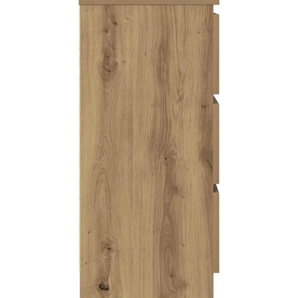 vidaXL Armarios Y Almacenamiento-Aparador Artisan Roble 60x35x76 cm Madera de ingeniería