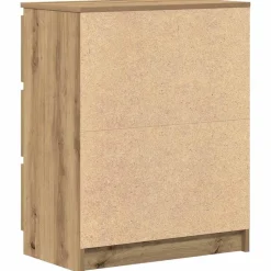 vidaXL Armarios Y Almacenamiento-Aparador Artisan Roble 60x35x76 cm Madera de ingeniería