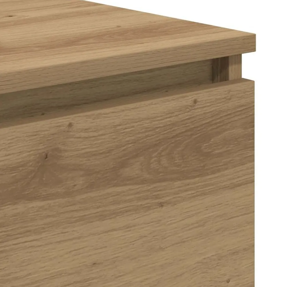 vidaXL Armarios Y Almacenamiento-Aparador Artisan Roble 60x35x76 cm Madera de ingeniería