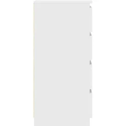 vidaXL Aparador 37,5x35x76 cm madera de ingeniería Blanco New