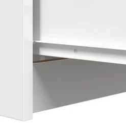 vidaXL Aparador 37,5x35x76 cm madera de ingeniería Blanco New