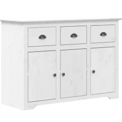 vidaXL Armarios Y Almacenamiento-Aparador BODO madera maciza de pino 115,5x44x80 cm