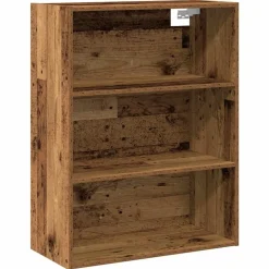vidaXL Armarios Y Almacenamiento-Aparador con armario de pared madera antigua madera ingeniería