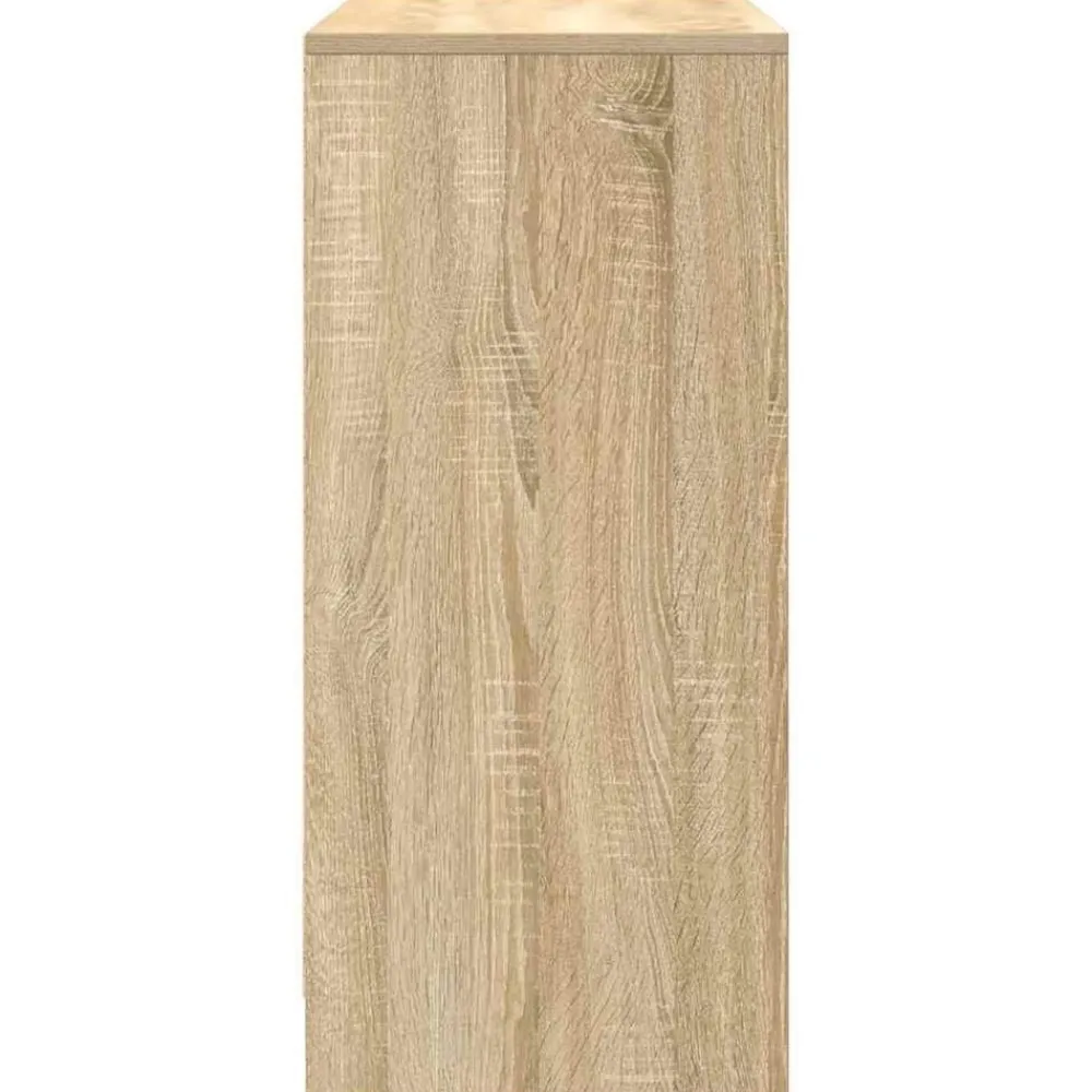 vidaXL Aparador con cajón 80x34x76 cm madera ingeniería Roble Sonoma Clearance
