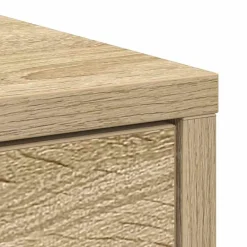 vidaXL Aparador con cajón 80x34x76 cm madera ingeniería Roble Sonoma Clearance