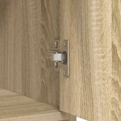 vidaXL Aparador con cajón 80x34x76 cm madera ingeniería Roble Sonoma Clearance