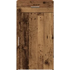 vidaXL Armarios Y Almacenamiento-Aparador con cajón Madera vieja 50 x 42,5 x 93 cm