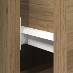 vidaXL Armarios Y Almacenamiento-Aparador con cajón Roble artesanal 101,5 x 35 x 70 cm