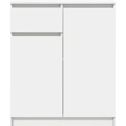 vidaXL Aparador con cajón 71x35x84 cm madera de ingeniería Blanco Online