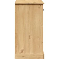 vidaXL Armarios Y Almacenamiento-Aparador con cajones VIGO madera maciza pino 113x40x75 cm