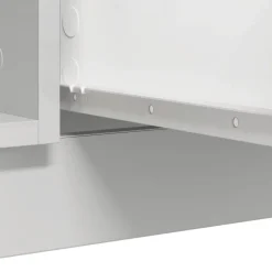 vidaXL Aparador con cajones 100,5x35x98,5 cm madera ingeniería Blanco Outlet