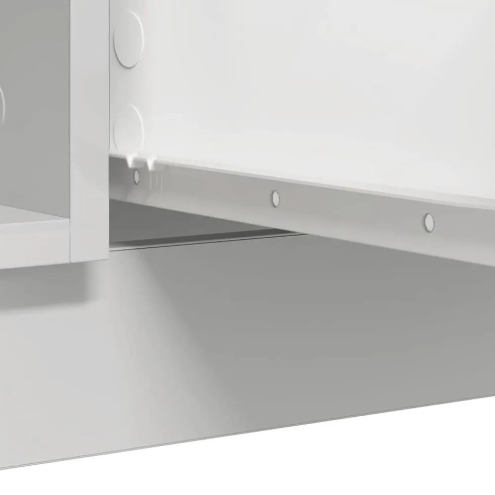 vidaXL Aparador con cajones 100,5x35x98,5 cm madera ingeniería Blanco Outlet