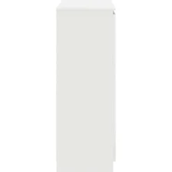 vidaXL Aparador con cajones 100,5x35x98,5 cm madera ingeniería Blanco Outlet