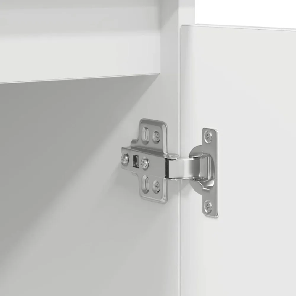 vidaXL Aparador con cajones 100,5x35x98,5 cm madera ingeniería Blanco Outlet