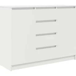 vidaXL Armarios Y Almacenamiento-Aparador con cajones 100,5x35x76 cm madera de ingeniería