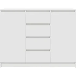 vidaXL Armarios Y Almacenamiento-Aparador con cajones 100,5x35x76 cm madera de ingeniería