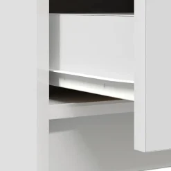 vidaXL Aparador con cajones 71x35x84 cm madera de ingeniería Blanco Hot