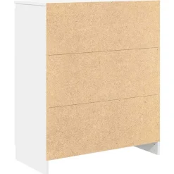 vidaXL Aparador con cajones 71x35x84 cm madera de ingeniería Blanco Hot