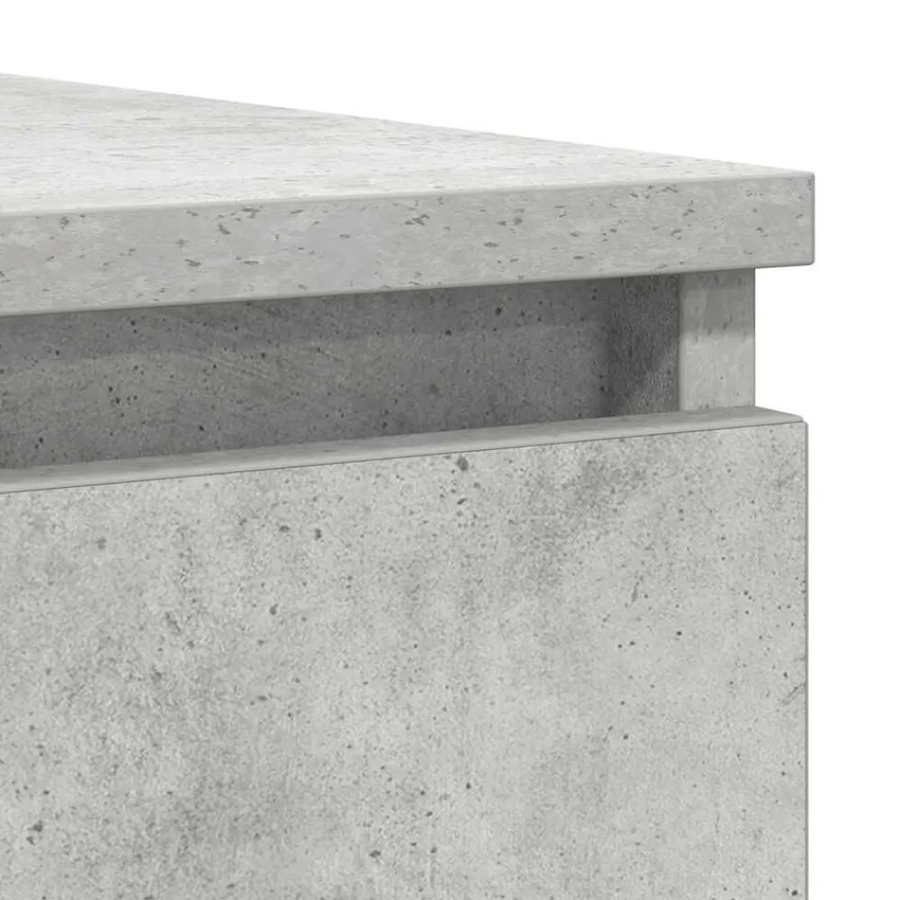 vidaXL Aparador con cajones gris hormigón 100,5x35x76 cm Gris hormigón Hot
