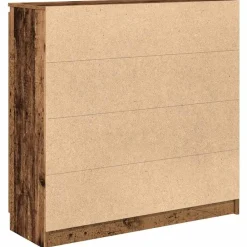 vidaXL Aparador con cajones madera vieja 100,5x35x98,5 cm Madera antigua Hot
