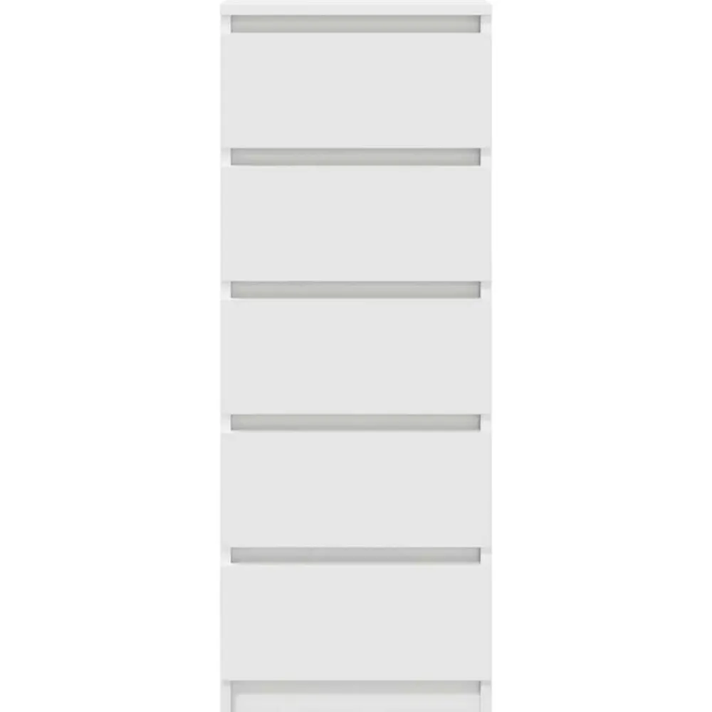 vidaXL Aparador con cajones 37,5x35x99 cm madera de ingeniería Blanco Hot