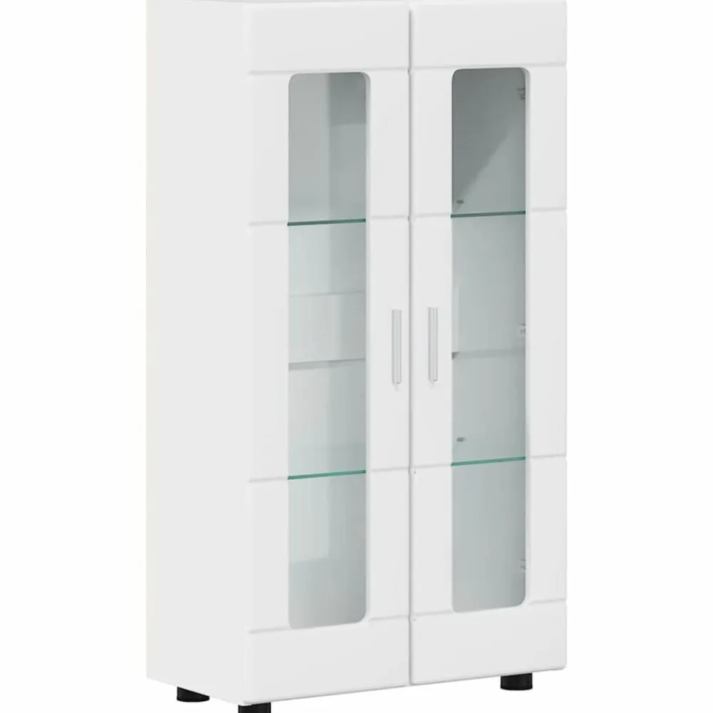 vidaXL Aparador con estante FLORIN 55,5 x 29 x 103 cm brillante Outlet