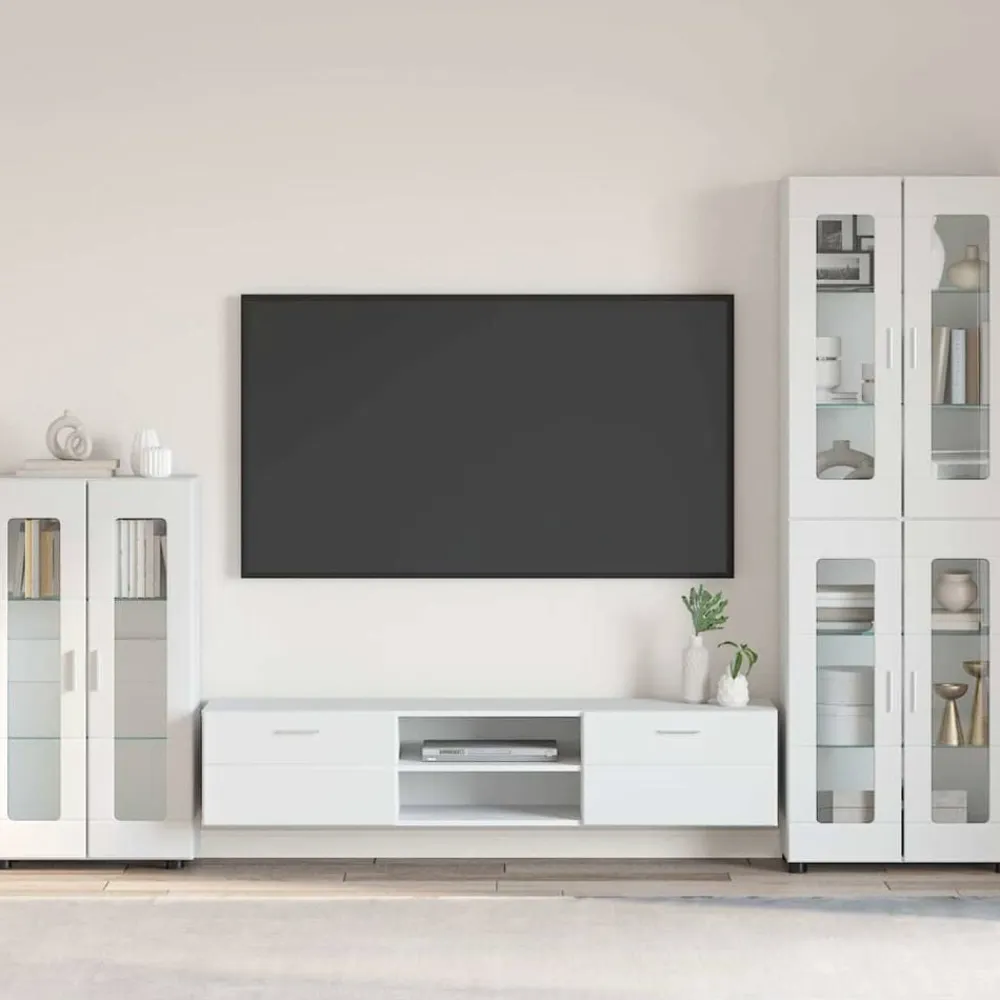 vidaXL Aparador con estante FLORIN 55,5 x 29 x 103 cm brillante Outlet