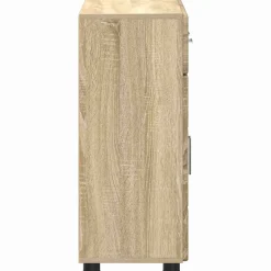 vidaXL Aparador con estante FLORIN 88,5 x 30,5 x 73 cm Roble Sonoma Discount