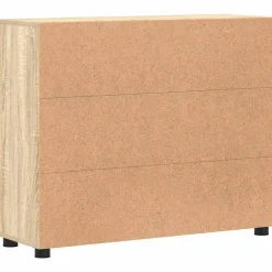 vidaXL Aparador con estante FLORIN 88,5 x 30,5 x 73 cm Roble Sonoma Discount