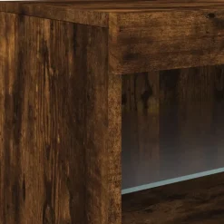 vidaXL Armarios Y Almacenamiento-Aparador con luces LED 41x37x67 cm