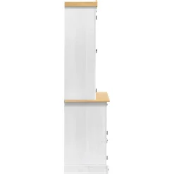 vidaXL Aparador Corona 100 x 48,5 x 179 cm Madera de pino macizo Discount