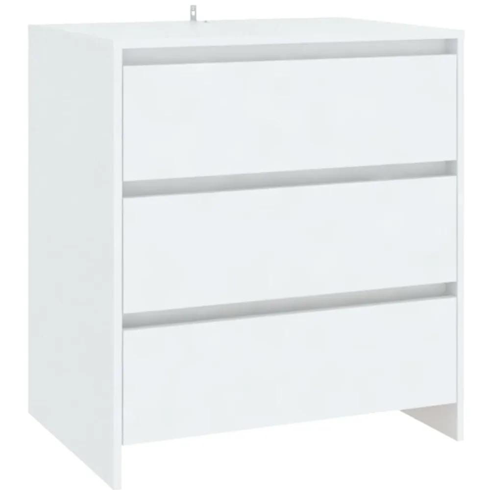 vidaXL Aparador de 2 piezas madera manufacturada blanca Blanco Best