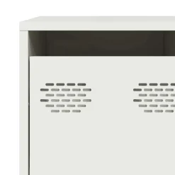 vidaXL Armarios Y Almacenamiento-Aparador de acero laminado en frío 135x39x103,5 cm
