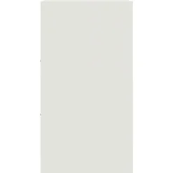 vidaXL Aparador de acero 99x39x73 cm Blanco Outlet