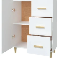 vidaXL Armarios Y Almacenamiento-Aparador de madera de ingeniería 69,5x34x90 cm