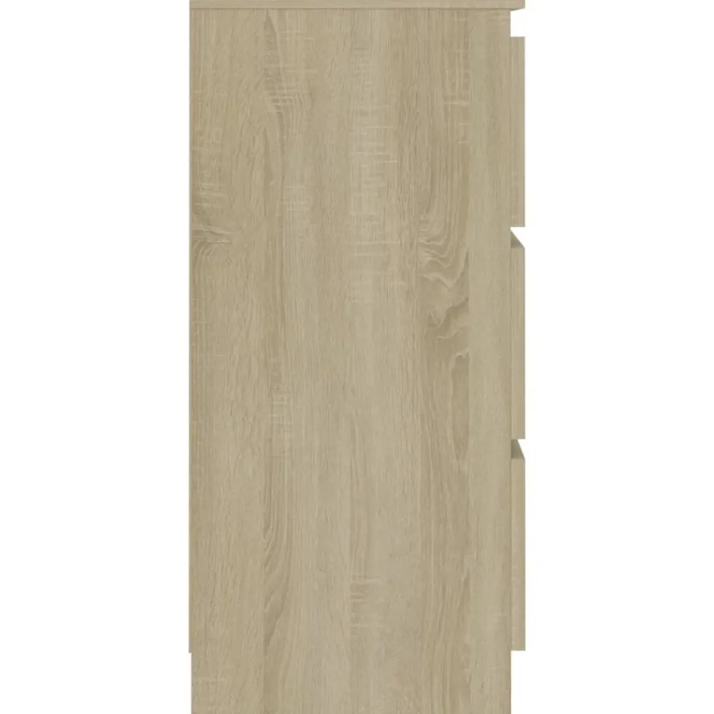 vidaXL Aparador de madera contrachapada color 60x35x76 cm Roble Sonoma Best