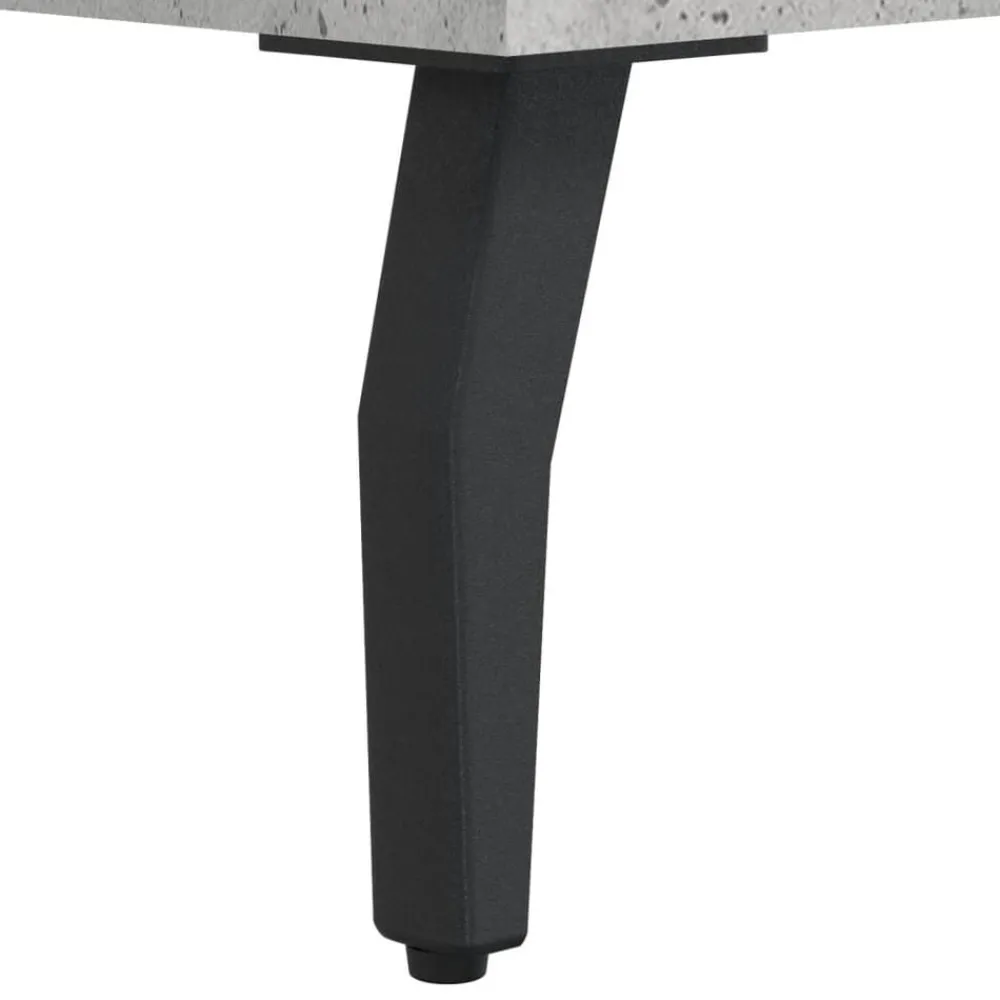 vidaXL Armarios Y Almacenamiento-Aparador de madera de ingeniería gris hormigón 69,5x34x90 cm