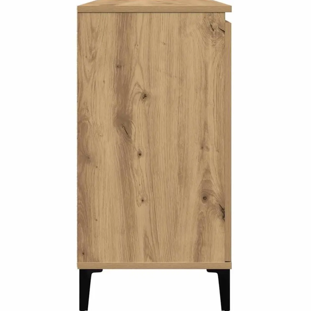 vidaXL Aparador de madera de ingeniería 102x35x70 cm Roble artisan Online