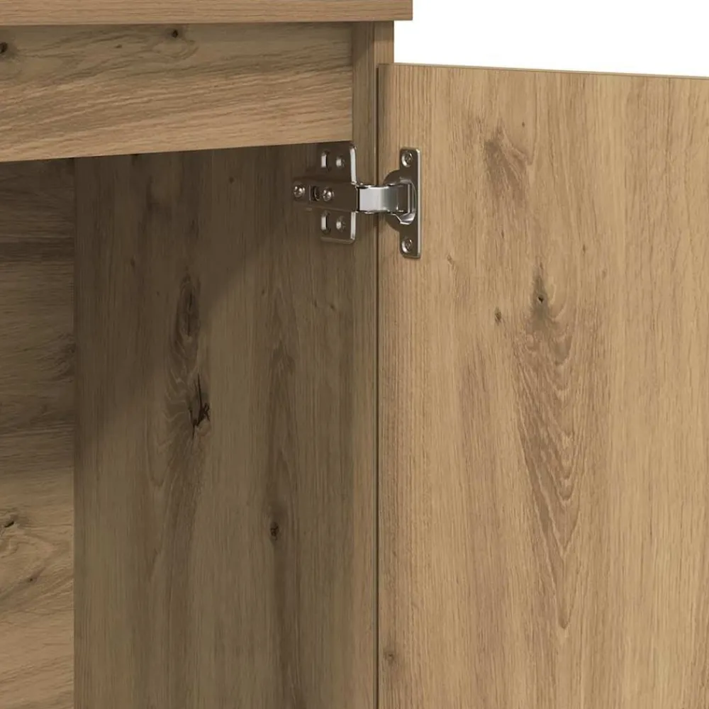 vidaXL Aparador de madera de ingeniería 102x35x70 cm Roble artisan Online