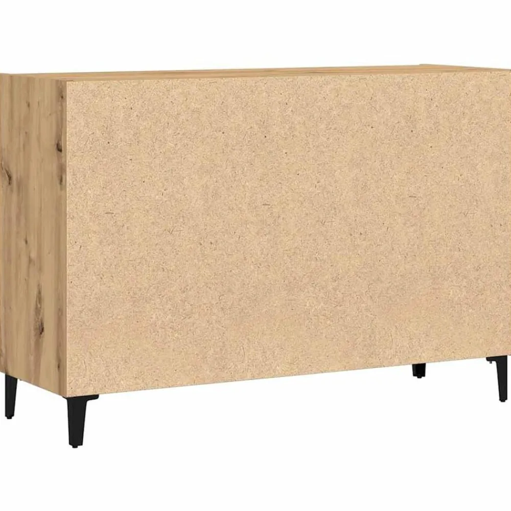 vidaXL Armarios Y Almacenamiento-Aparador de madera de ingeniería 103,5x35x70 cm