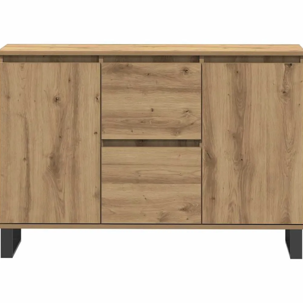 vidaXL Aparador de madera de ingeniería 101,5x35x70 cm Roble artisan Sale