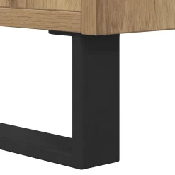 vidaXL Aparador de madera de ingeniería 101,5x35x70 cm Roble artisan Sale