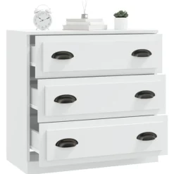 vidaXL Armarios Y Almacenamiento-Aparador de madera contrachapada 70x35,5x67,5 cm