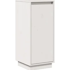 vidaXL Armarios Y Almacenamiento-Aparador de madera maciza de pino 31,5x34x75 cm
