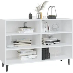 vidaXL Armarios Y Almacenamiento-Aparador de madera contrachapada 103,5x35x70 cm