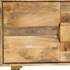 vidaXL Armarios Y Almacenamiento-Aparador de madera maciza de mango 90x30x69 cm