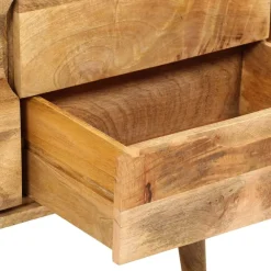 vidaXL Armarios Y Almacenamiento-Aparador de madera maciza de mango 90x30x69 cm