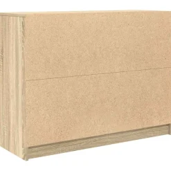 vidaXL Armarios Y Almacenamiento-Aparador de madera contrachapada 100x35x76 cm